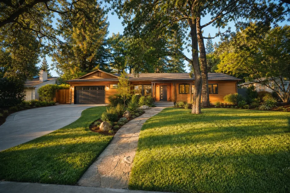 Cambrian San Jose home with landscaped front yard